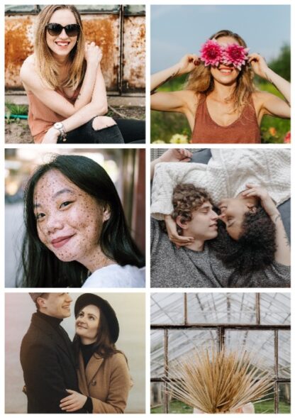 Créez un Photo Collage Personnalisé Unique – Affiche avec Vos Photos et Texte